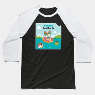 Party Pet Beach Swiming Baseball T-Shirt